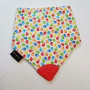 mini birds teething bib