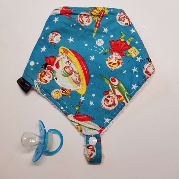 Rocket Rascals Dummy Bib