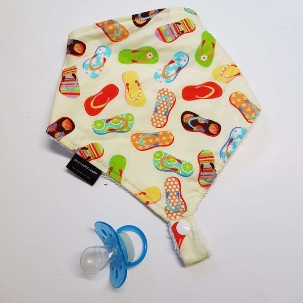 Flip Flops Dummy Bib