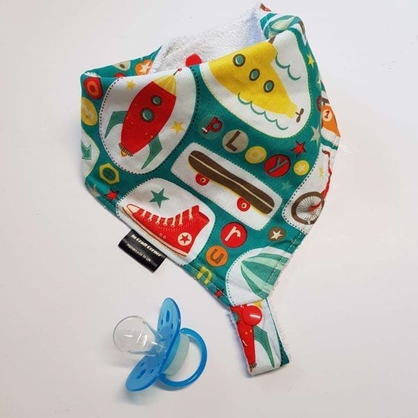 Boys At Play Dummy Bib