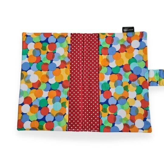 Primary Dots Nappy Wallet Inside