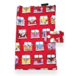 Red Campervan Nappy Wallet