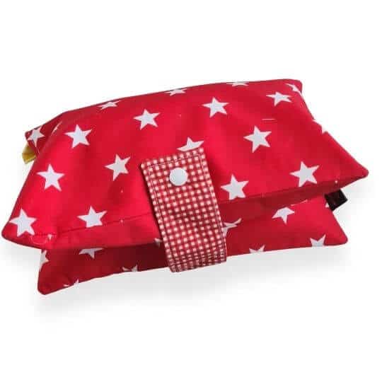 Red Stars Nappy Wallet 2
