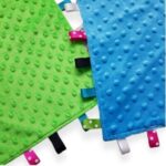 Green - Blue Backing Tag Blanket