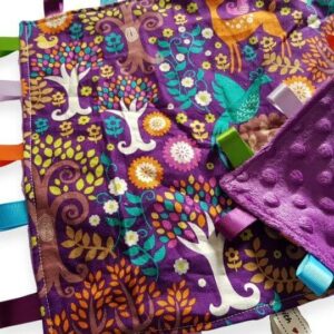 Purple Forest Tag Blanket