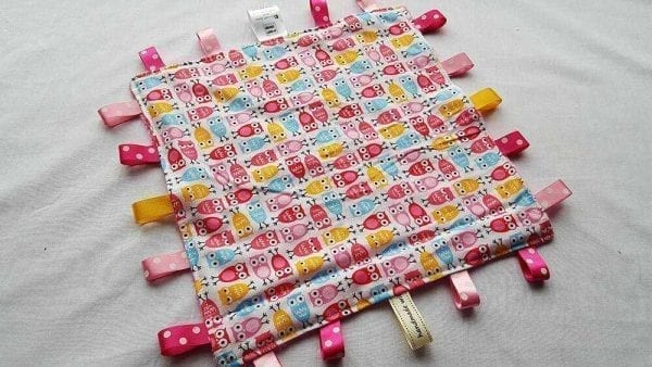 Pink Owls Tag Comforter