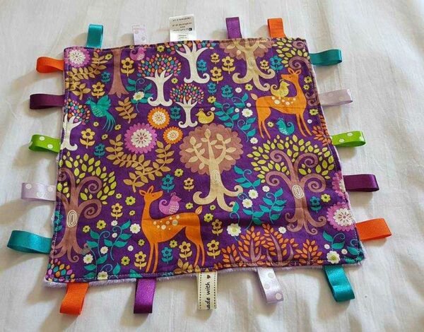 Purple Forest Tag Comforter