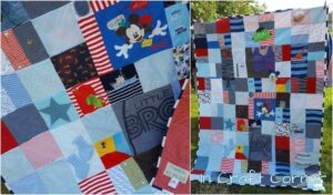 Single Size Keepsake Memory Quilt