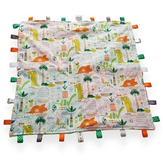 DW Dinos Tag Blanket