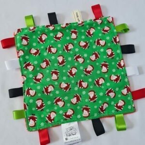 mini santa taggie blanket