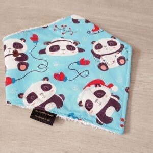 pandas dribble bib