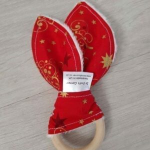 red tree teething ring