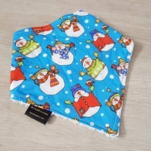 snowmen dribble bib