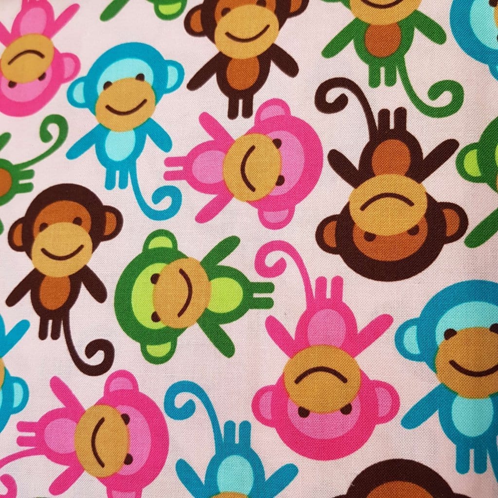 Pink Monkey Red Book Cover - NHS Red Book - In Craft Corner
