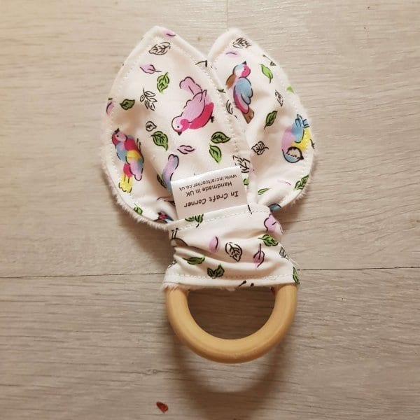 Ivory Birds Teething Ring