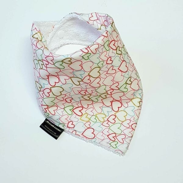 Hearts Dribble Bib