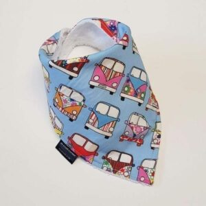 Blue Campervan Dribble Bib