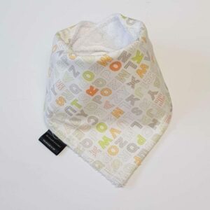 Baby Letters Dribble Bib