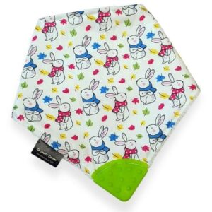 Bright Bunnies Teething Bib