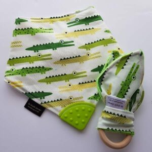 crocodiles baby teething bundle