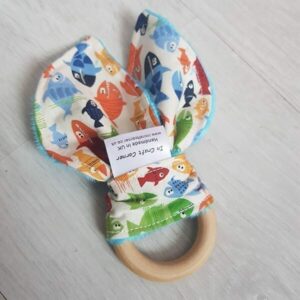 Fish teething ring