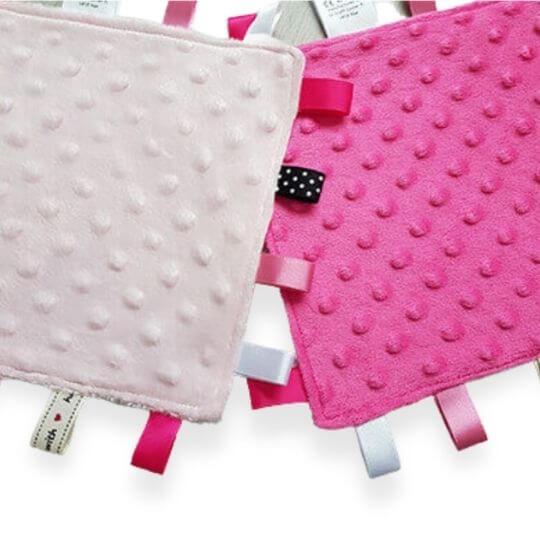 Pink Backs Tag Blanket