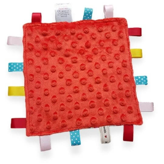 Red-Orange Tag Blanket