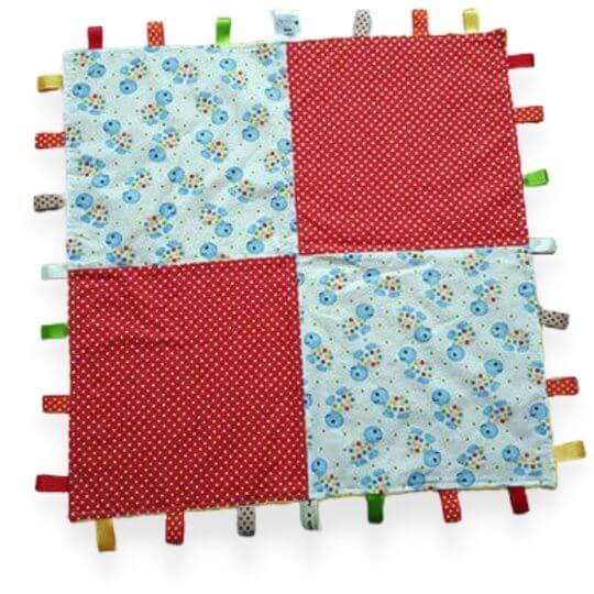 Turtles Patchwork Tag Blanket