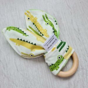 crocodile teething ring