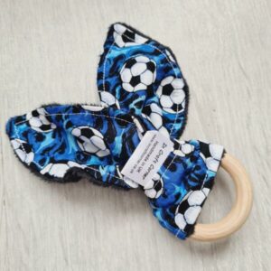 football teething ring