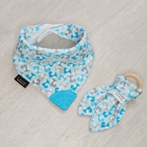 Blue foxes teething bundle