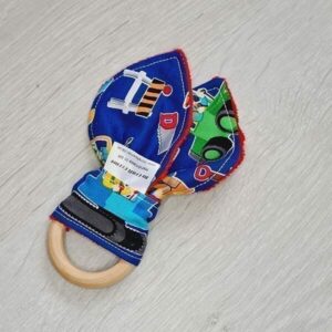 Construction teething ring