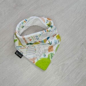 dinos teething bib