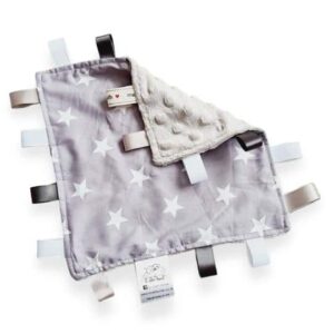 Grey Stars Tag Blanket