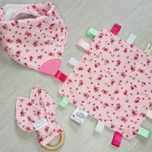 pink floral 3 piece bundle