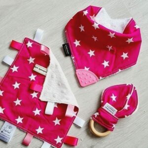 pink stars 3 piece bundle