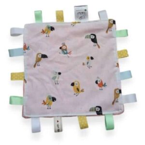 Pretty Birds Tag Blanket