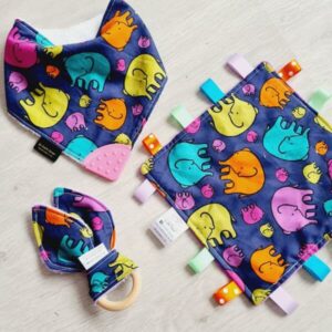 colourful elephants 3 piece bundle