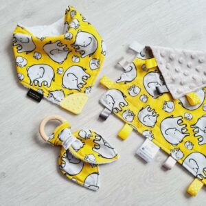 yellow elephant 3 piece bundle