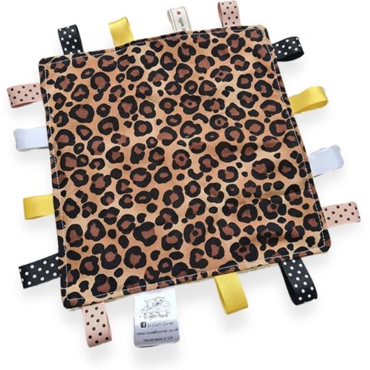 Leopard Print Tag Blanket