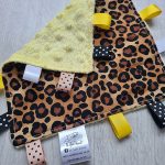 Leopard Print Taggie Blanket 2