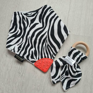 Zebra print Teething Bundle