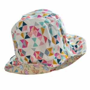 Geometric Print Kids Sun Hat