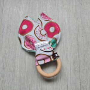 Doughnut teething ring