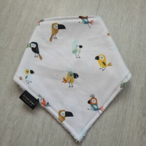 Pretty Birds Dribble Bib