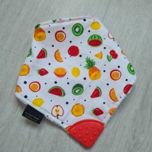 Summer Fruits Teething Bib