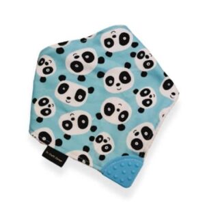 Blue Panda Teething Bib