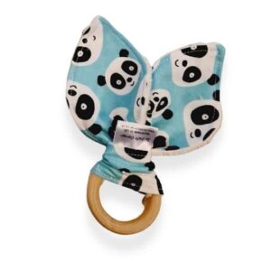Blue Panda Teething Ring