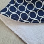 Blue Circle Big Dribble Bib Back