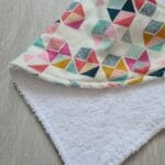 Geometric Big Dribble Bib Back
